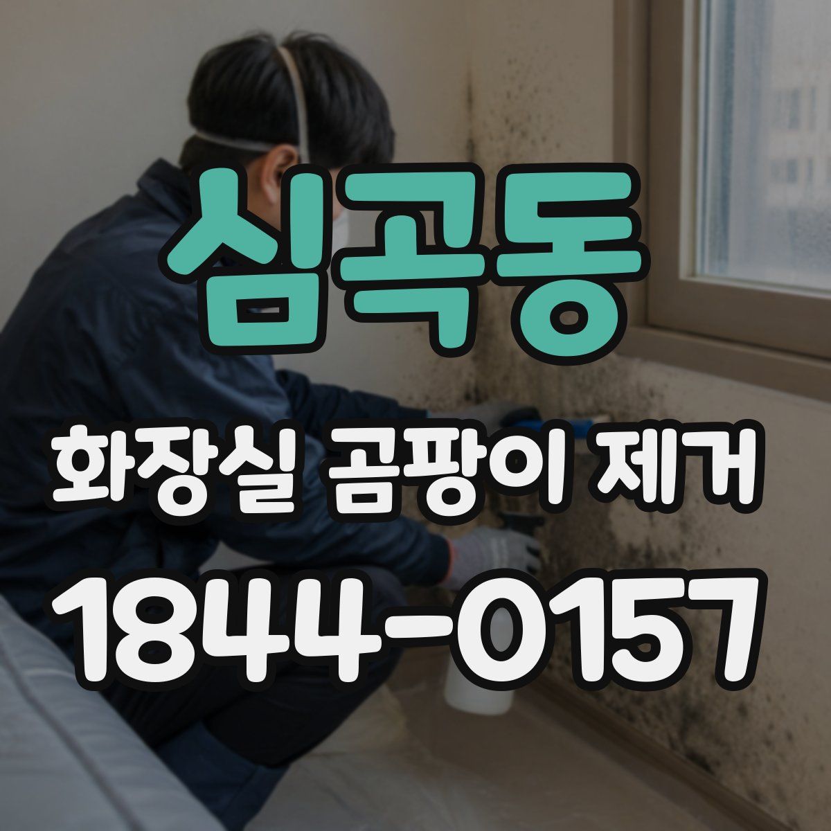 심곡동 화장실 곰팡이 제거