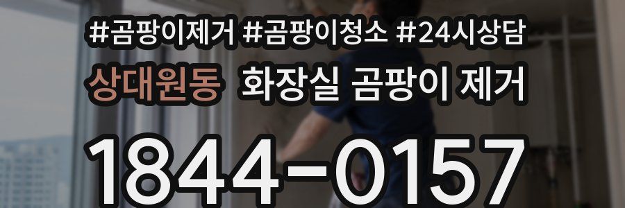 상대원동 화장실 곰팡이 제거
