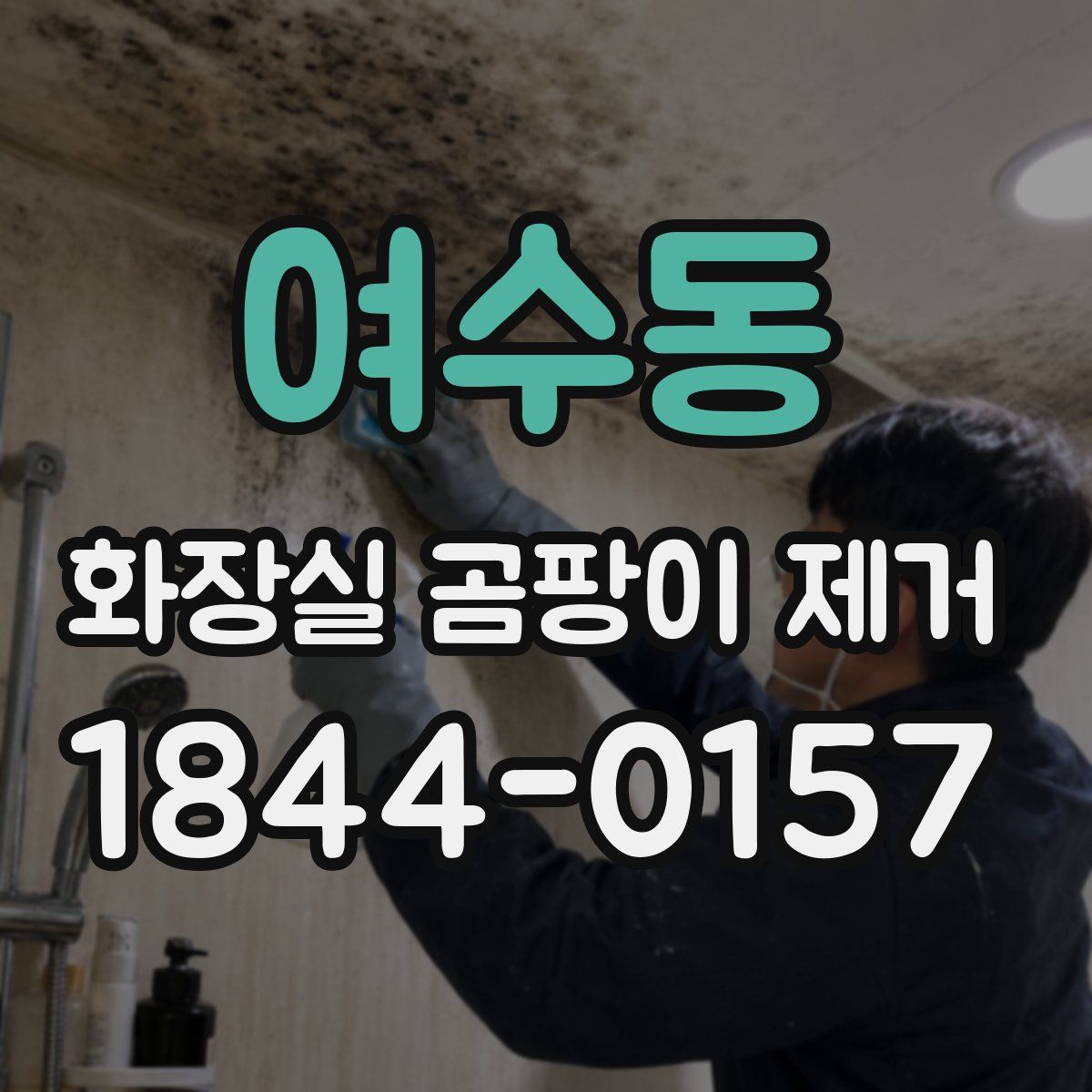 여수동 화장실 곰팡이 제거