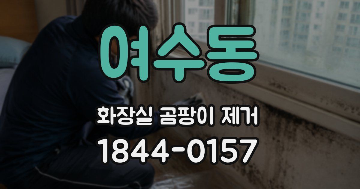 여수동 화장실 곰팡이 제거