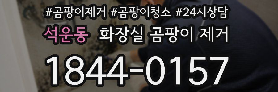 석운동 화장실 곰팡이 제거