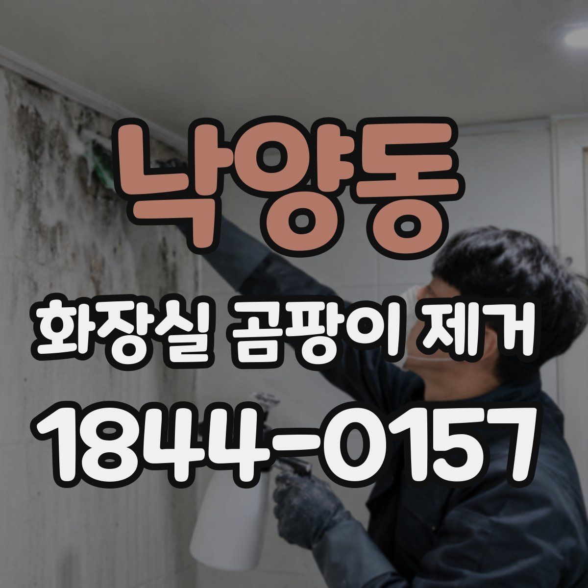 낙양동 화장실 곰팡이 제거