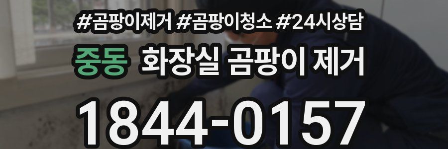중동 화장실 곰팡이 제거