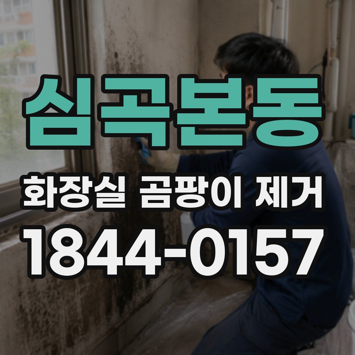 심곡본동 화장실 곰팡이 제거