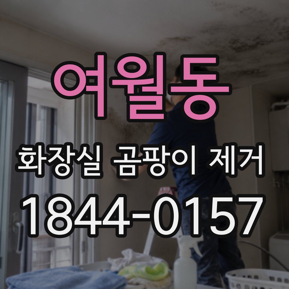 여월동 화장실 곰팡이 제거