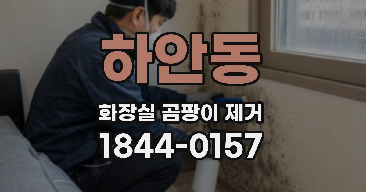 하안동 화장실 곰팡이 제거