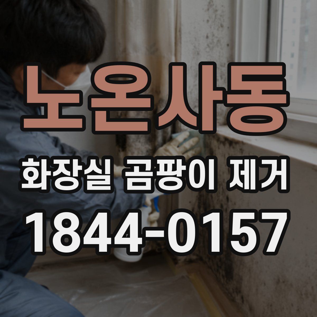 노온사동 화장실 곰팡이 제거
