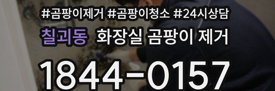 칠괴동 화장실 곰팡이 제거