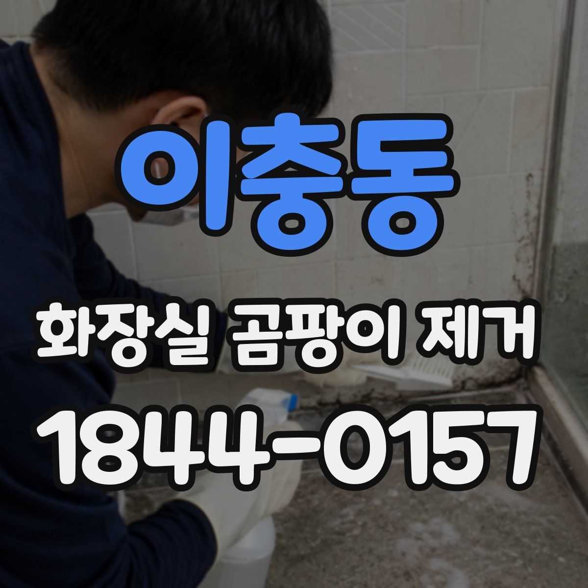 이충동 화장실 곰팡이 제거