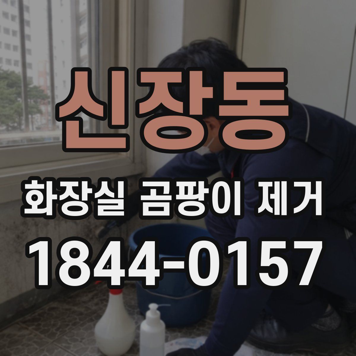 신장동 화장실 곰팡이 제거