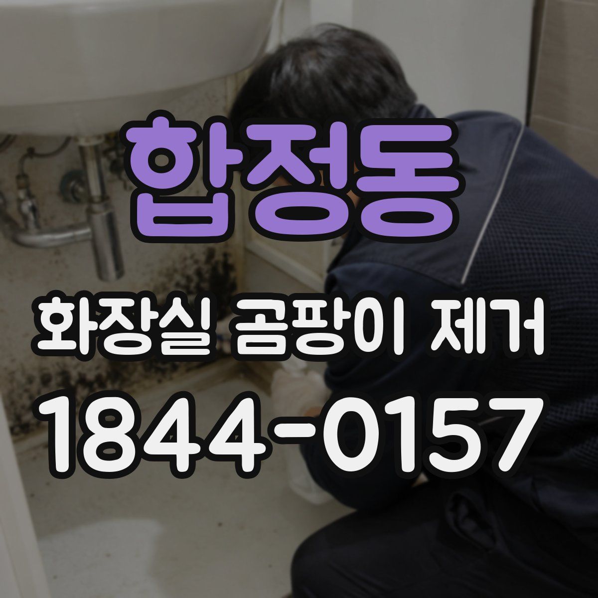 합정동 화장실 곰팡이 제거