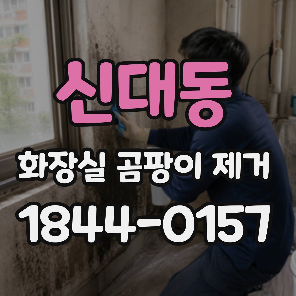 신대동 화장실 곰팡이 제거