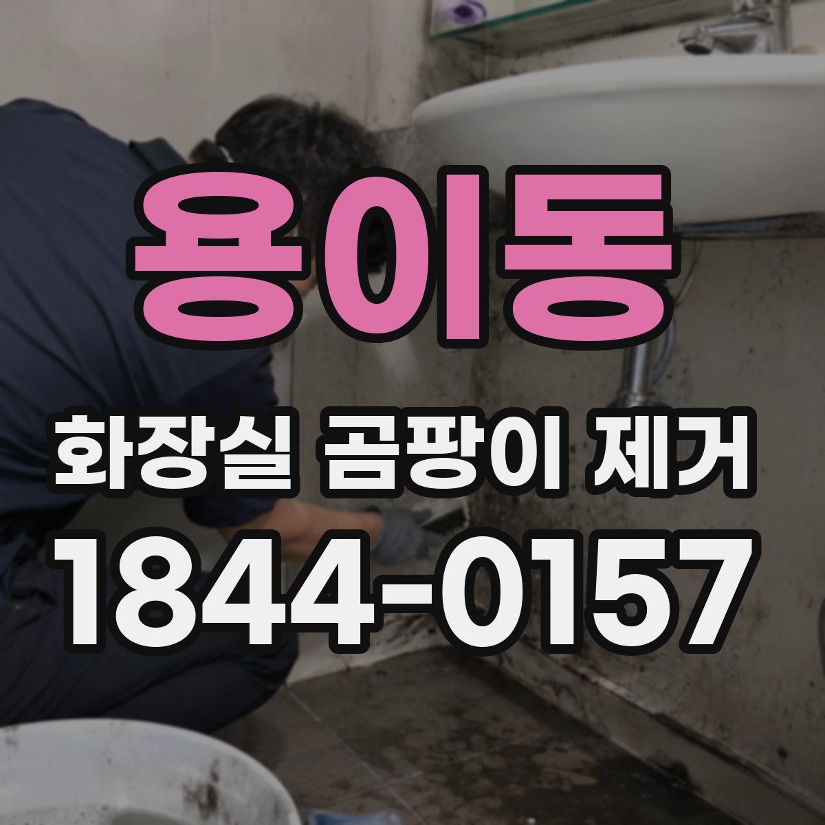 용이동 화장실 곰팡이 제거
