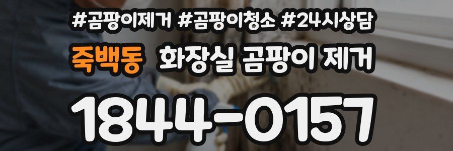 죽백동 화장실 곰팡이 제거