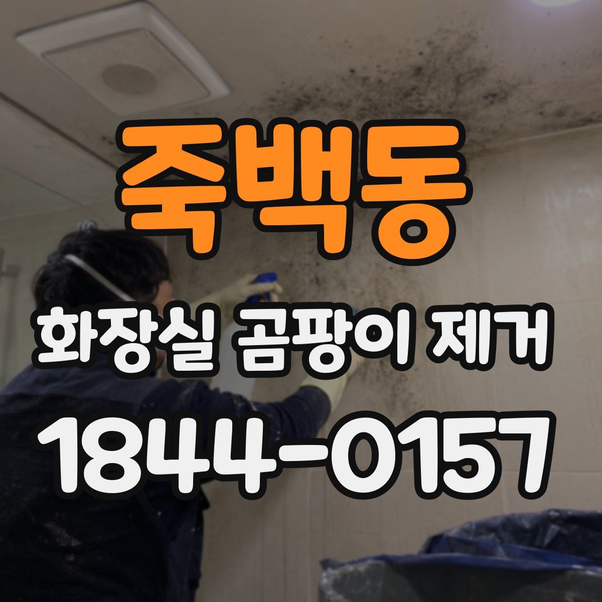 죽백동 화장실 곰팡이 제거