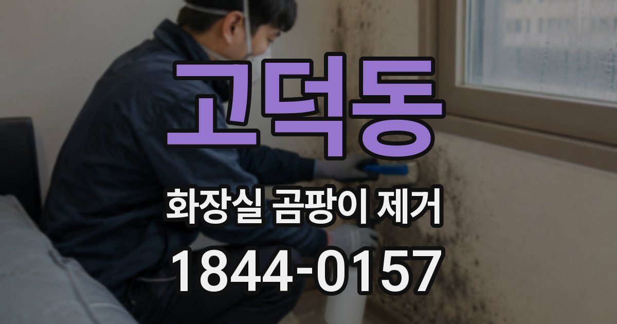 고덕동 화장실 곰팡이 제거