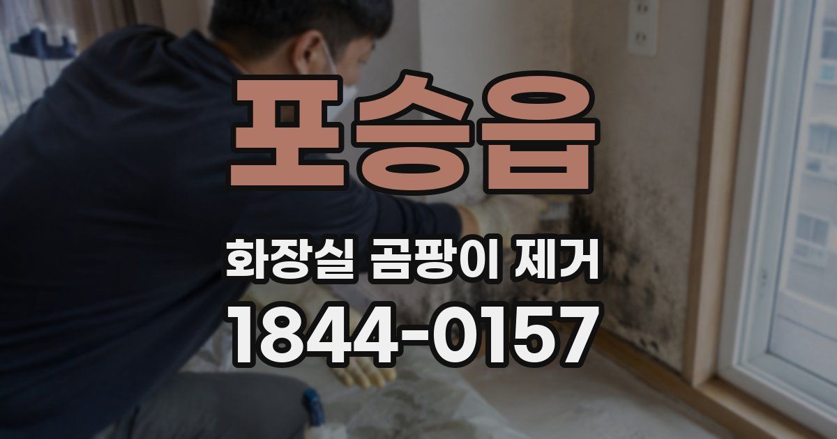 포승읍 화장실 곰팡이 제거