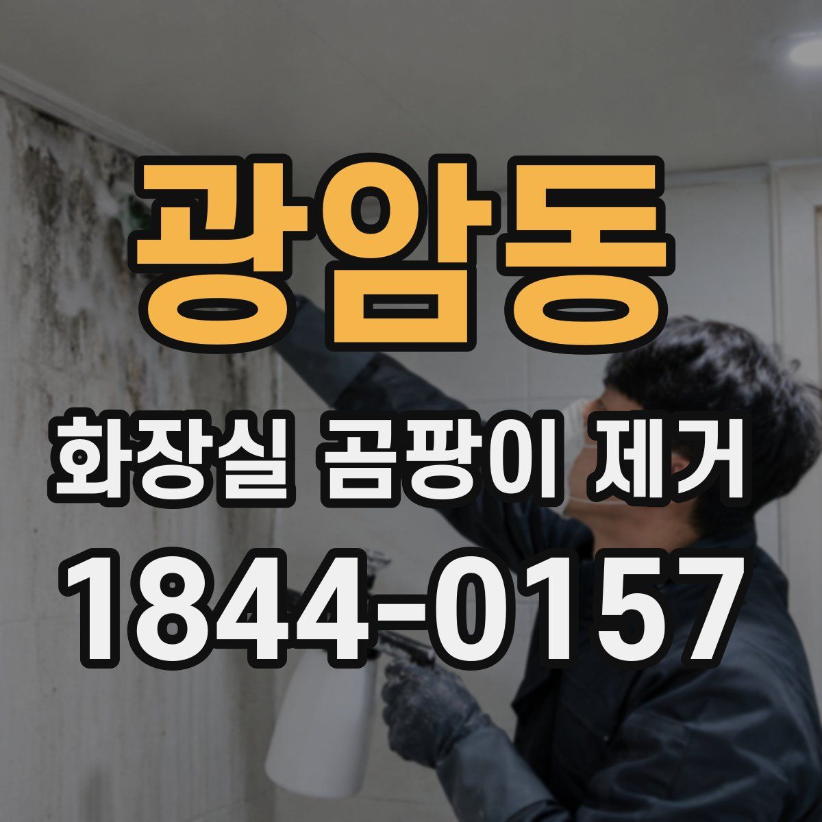 광암동 화장실 곰팡이 제거