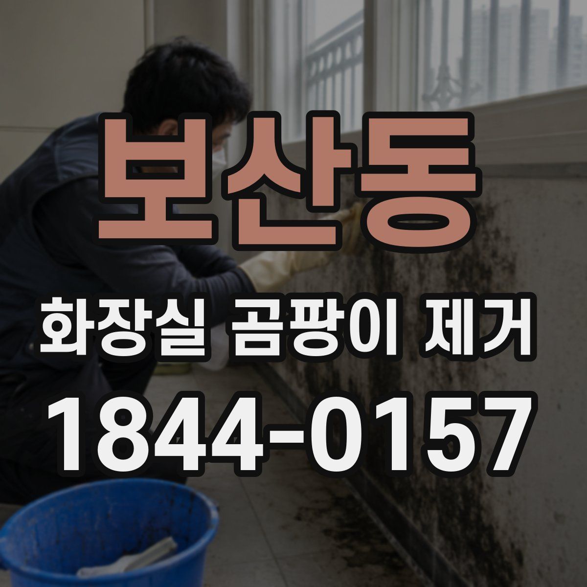 보산동 화장실 곰팡이 제거
