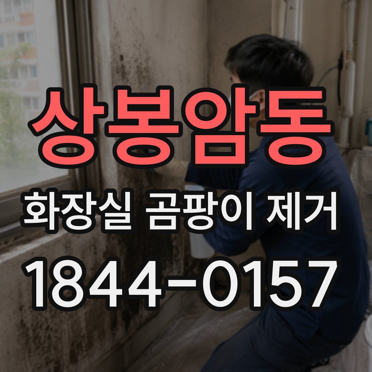 상봉암동 화장실 곰팡이 제거