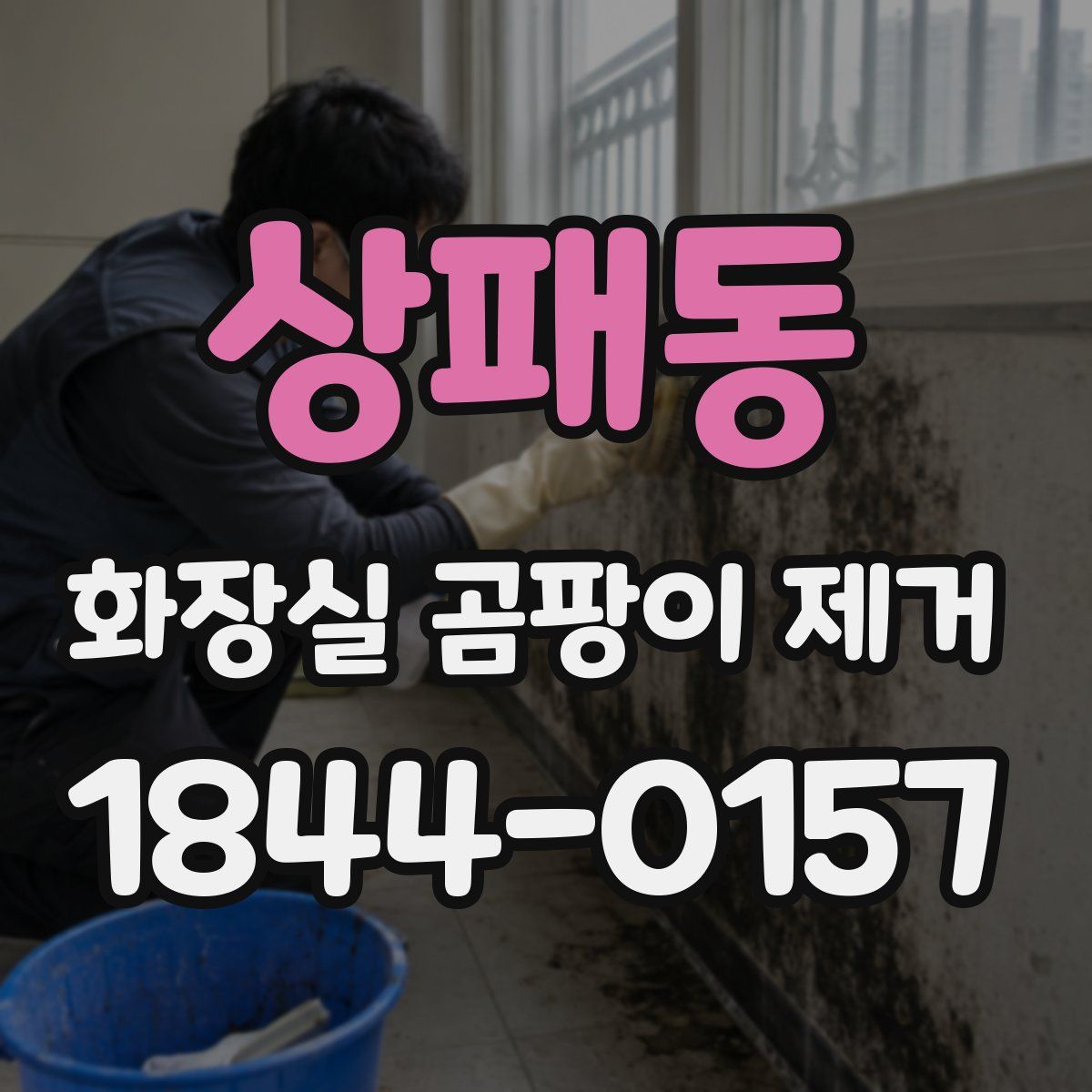 상패동 화장실 곰팡이 제거