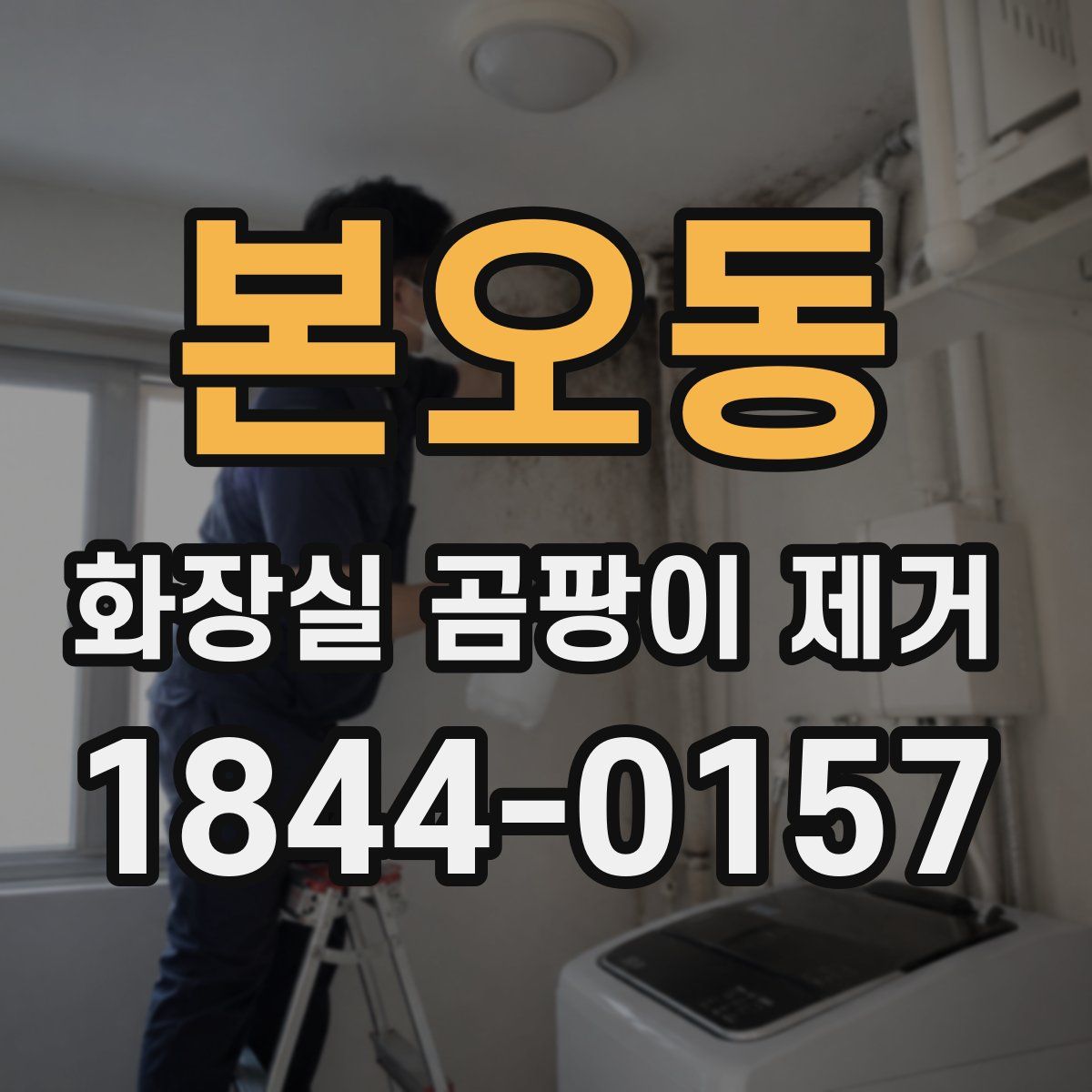 본오동 화장실 곰팡이 제거
