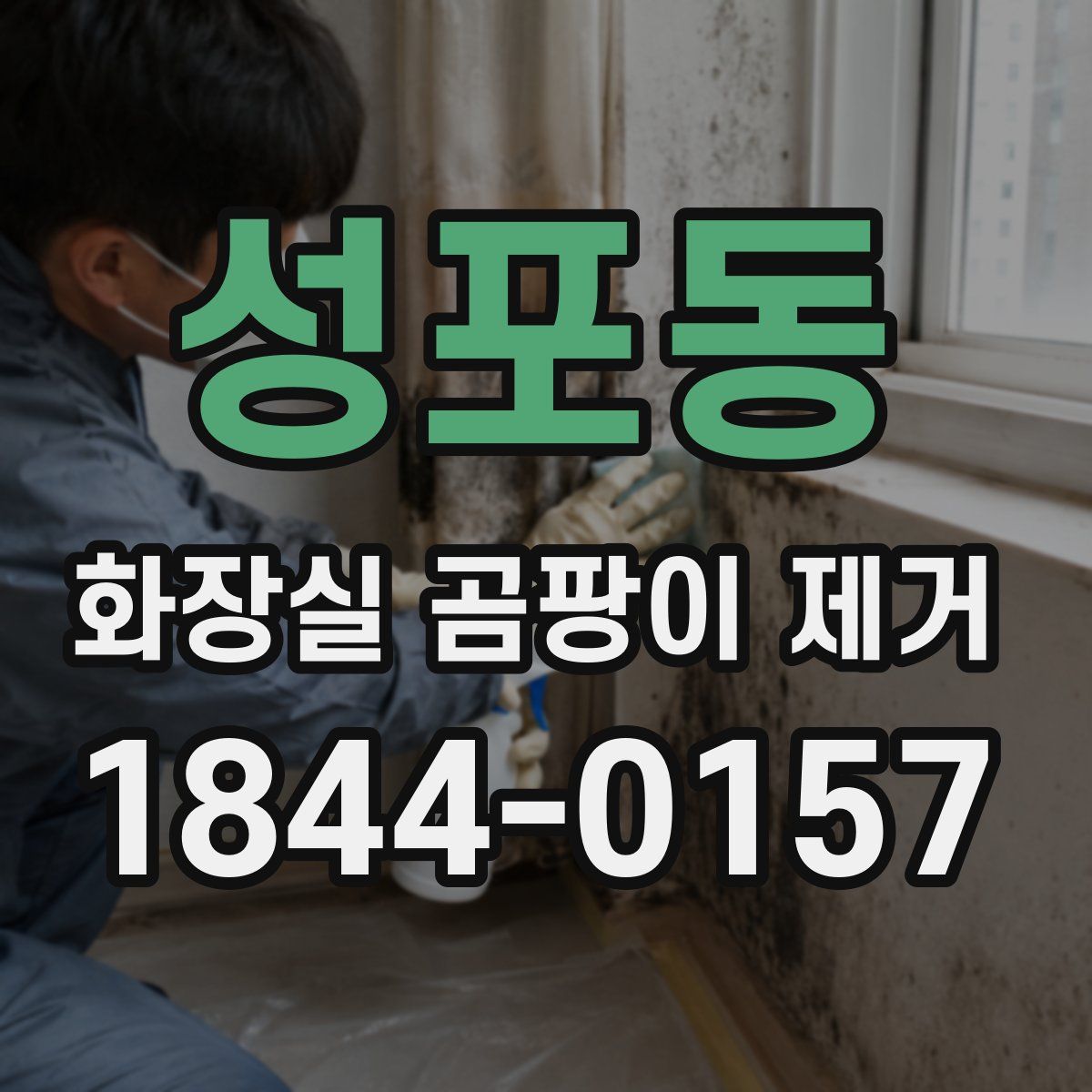 성포동 화장실 곰팡이 제거