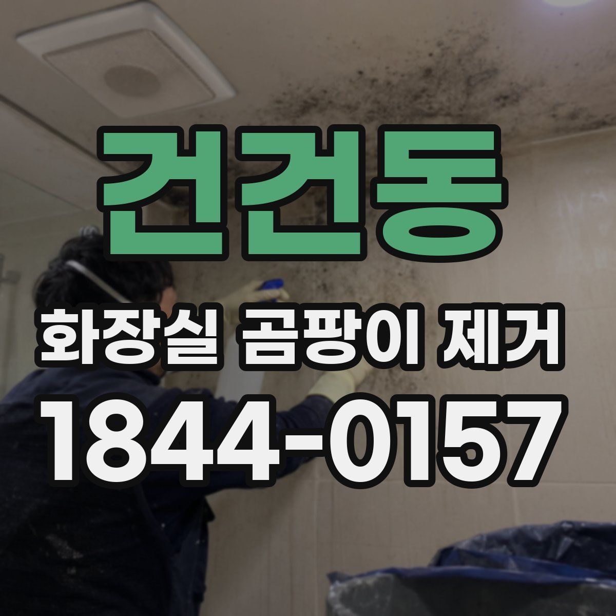 건건동 화장실 곰팡이 제거