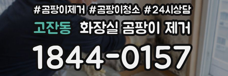 고잔동 화장실 곰팡이 제거