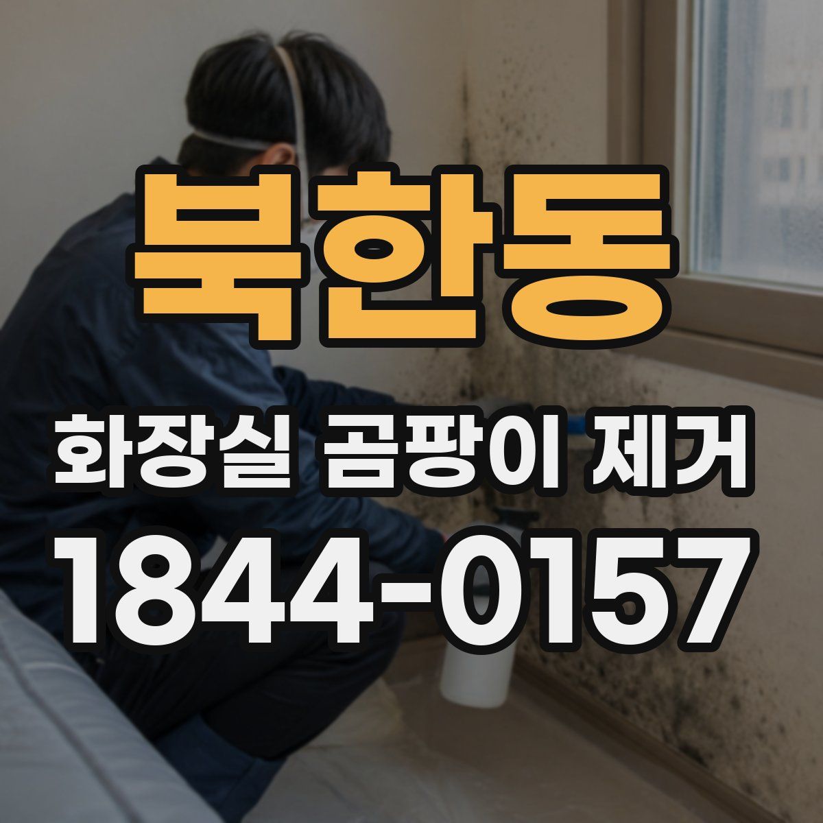 북한동 화장실 곰팡이 제거