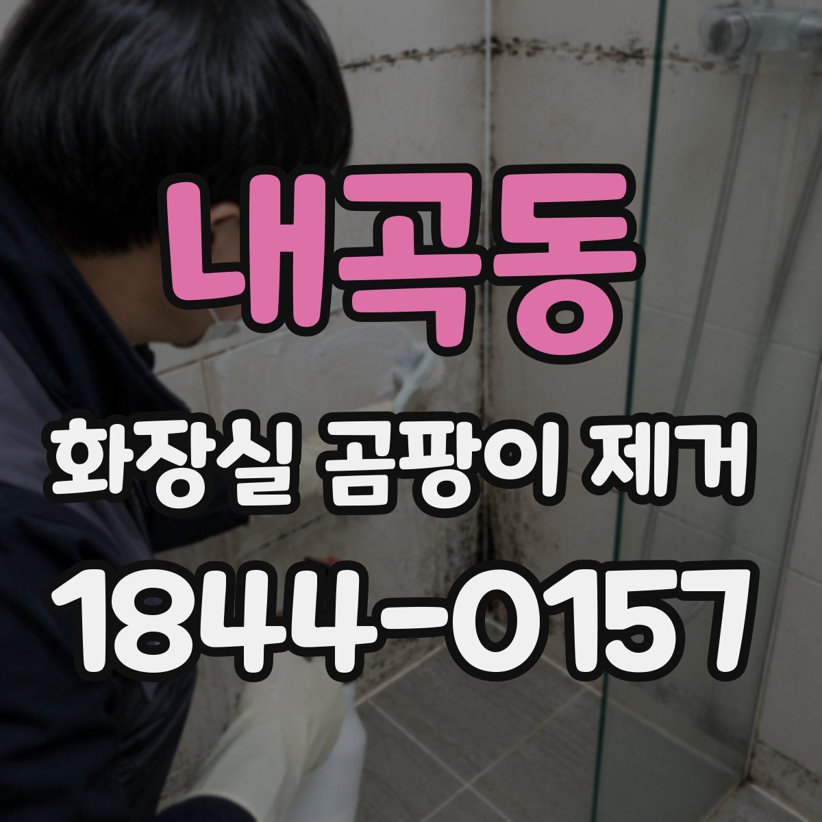 내곡동 화장실 곰팡이 제거