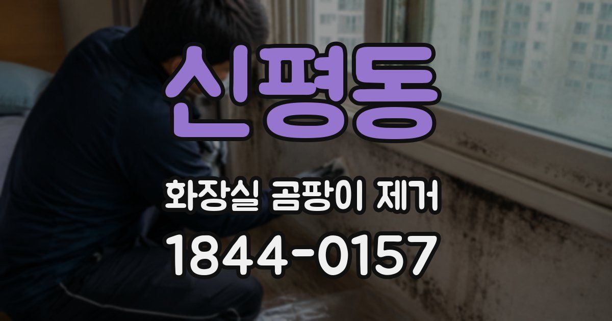 신평동 화장실 곰팡이 제거