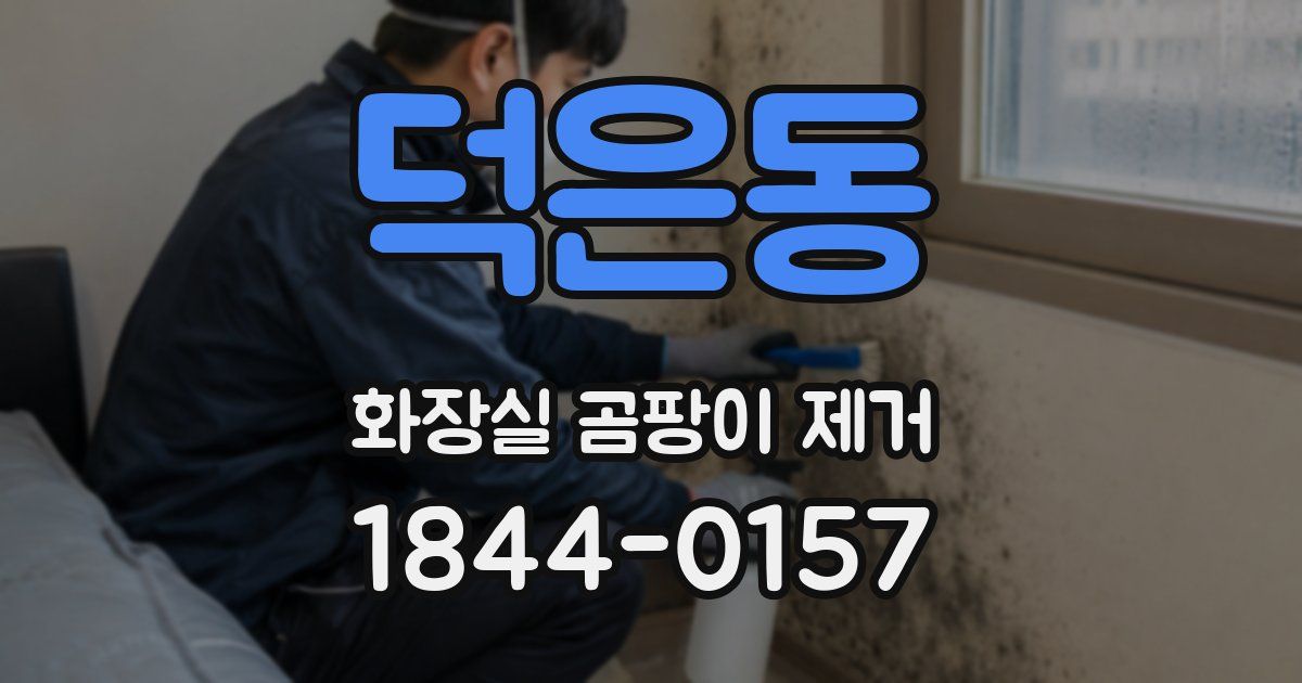 덕은동 화장실 곰팡이 제거