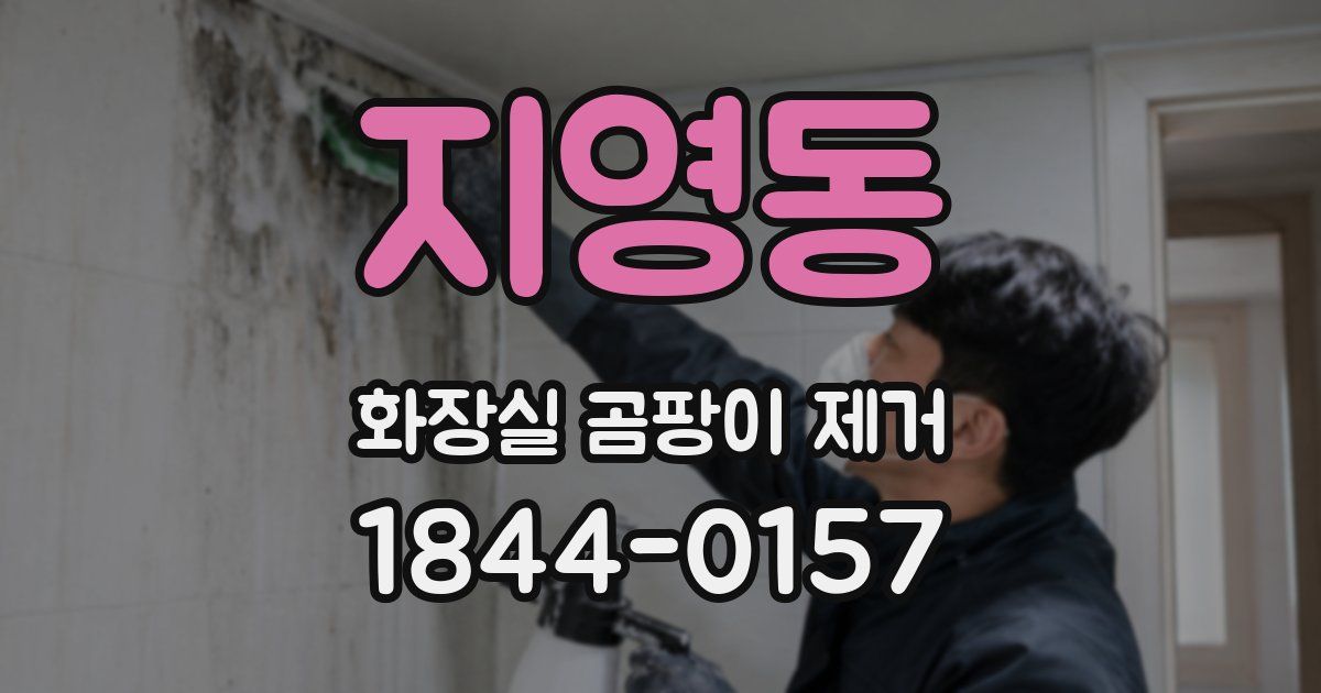 지영동 화장실 곰팡이 제거