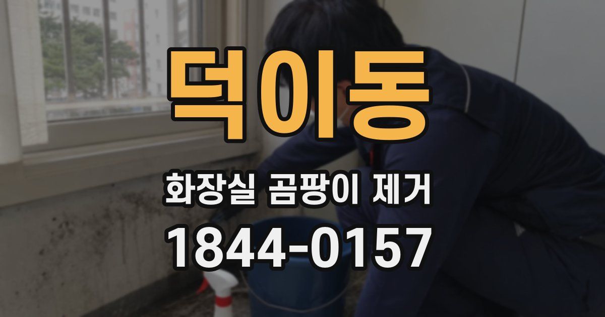 덕이동 화장실 곰팡이 제거
