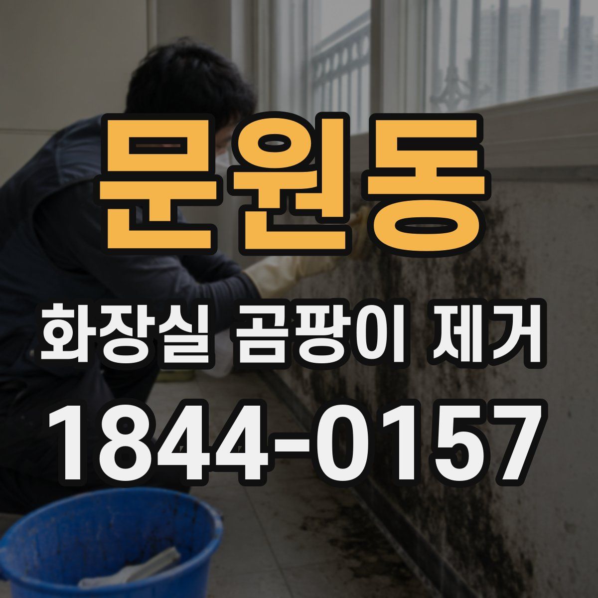 문원동 화장실 곰팡이 제거