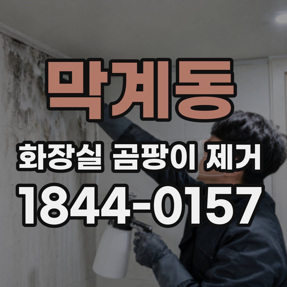 막계동 화장실 곰팡이 제거