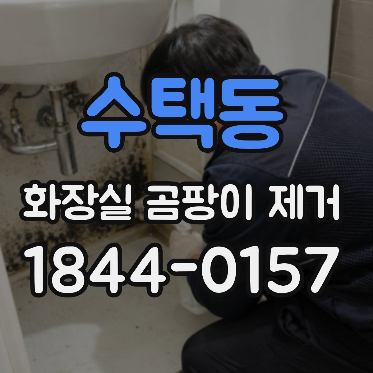 수택동 화장실 곰팡이 제거