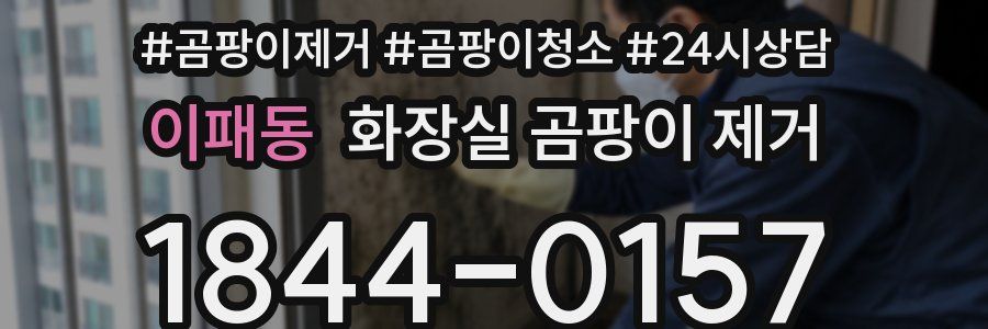 이패동 화장실 곰팡이 제거