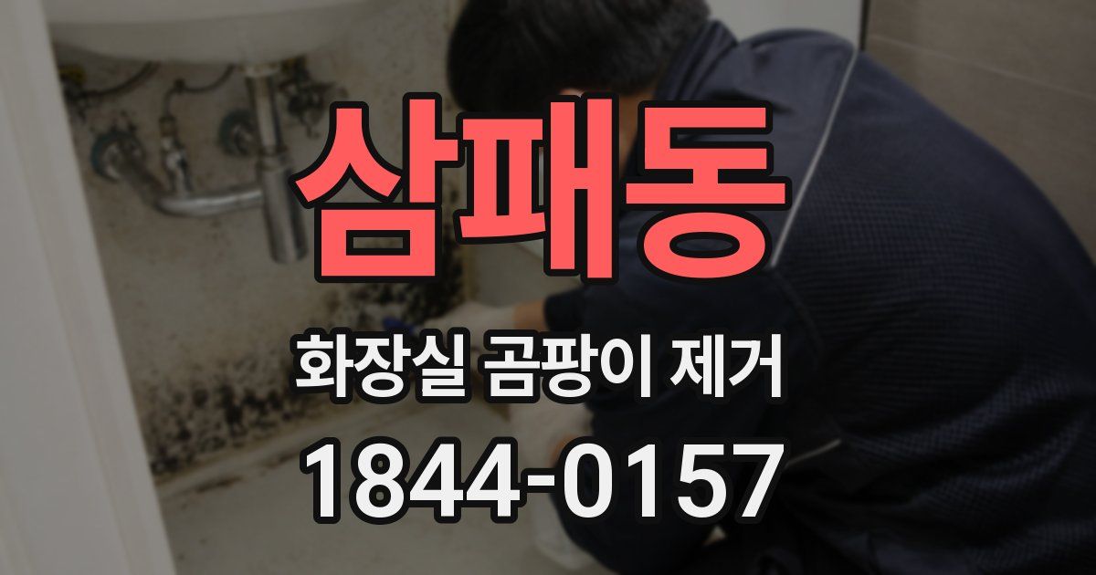 삼패동 화장실 곰팡이 제거