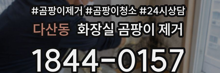 다산동 화장실 곰팡이 제거