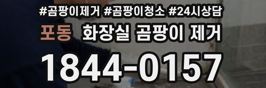 포동 화장실 곰팡이 제거