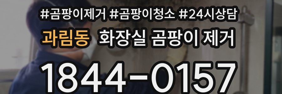 과림동 화장실 곰팡이 제거