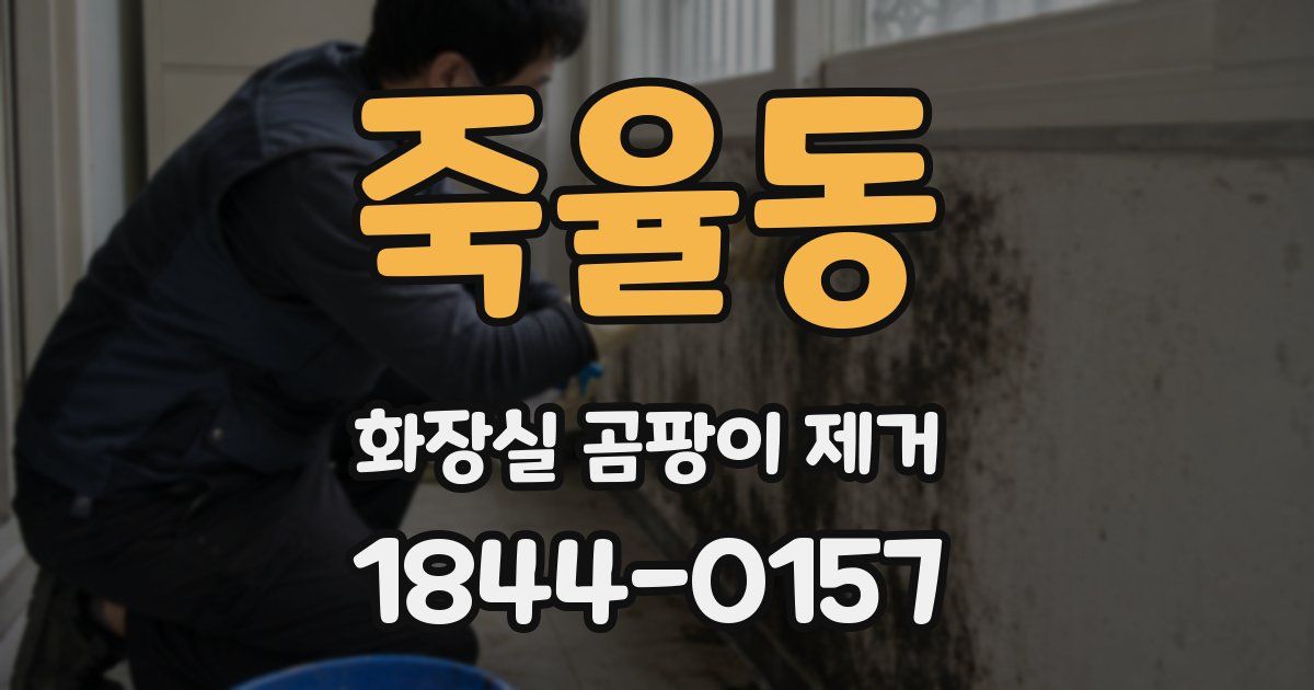 죽율동 화장실 곰팡이 제거