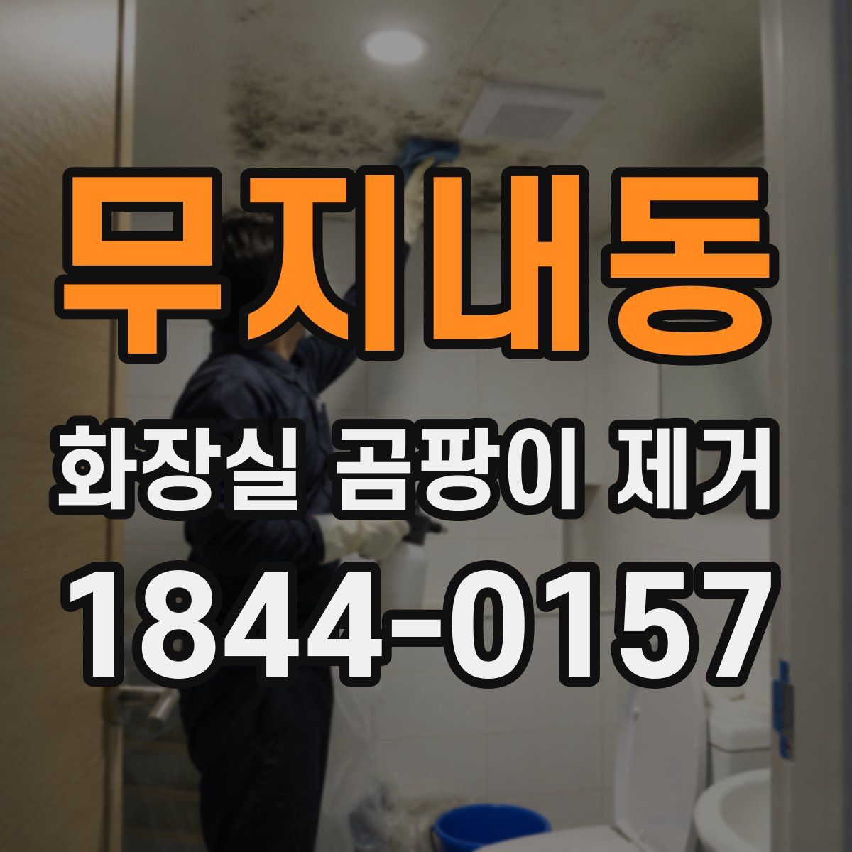 무지내동 화장실 곰팡이 제거