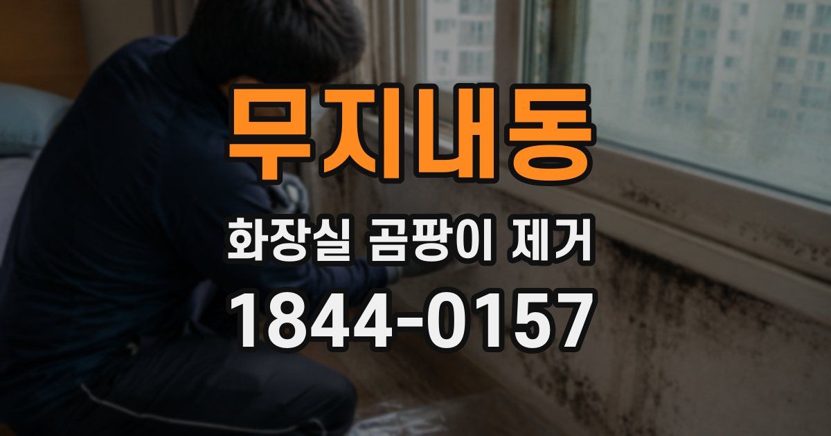 무지내동 화장실 곰팡이 제거