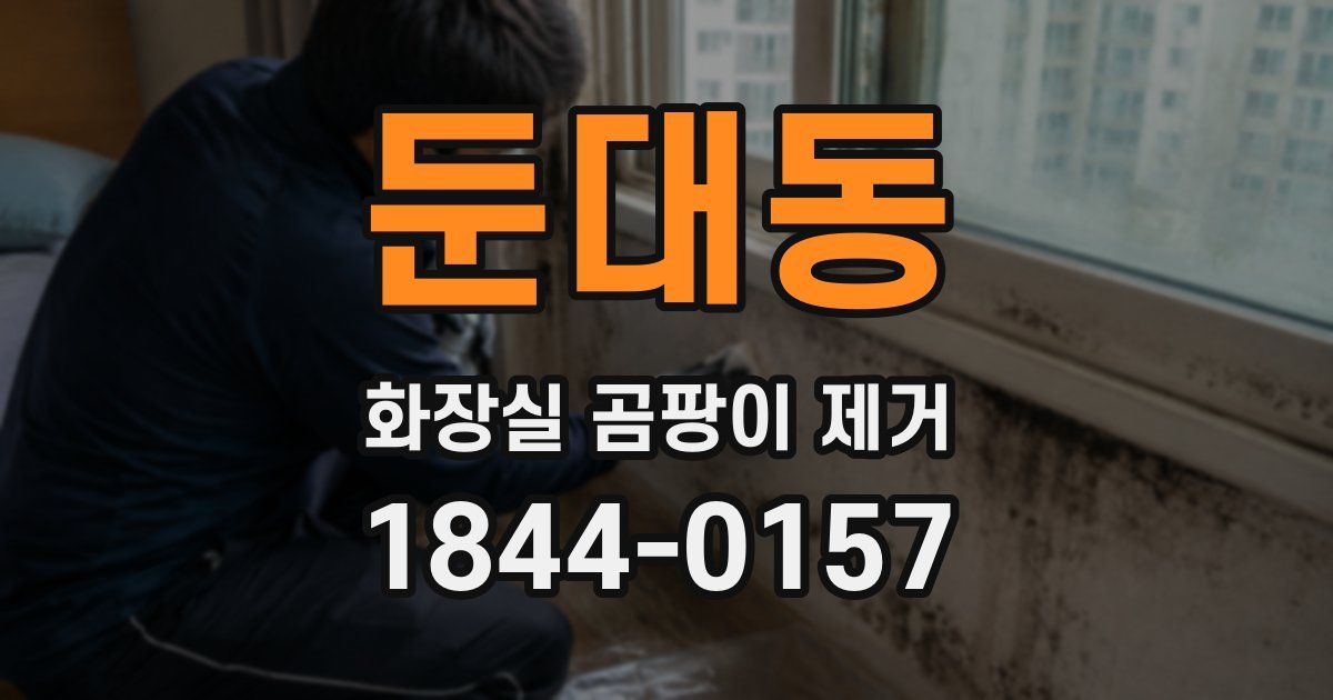 둔대동 화장실 곰팡이 제거