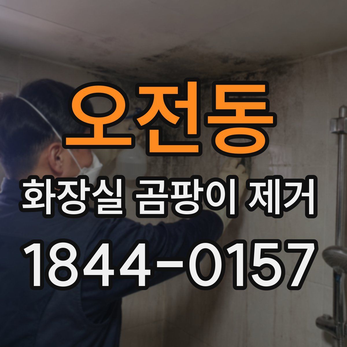 오전동 화장실 곰팡이 제거