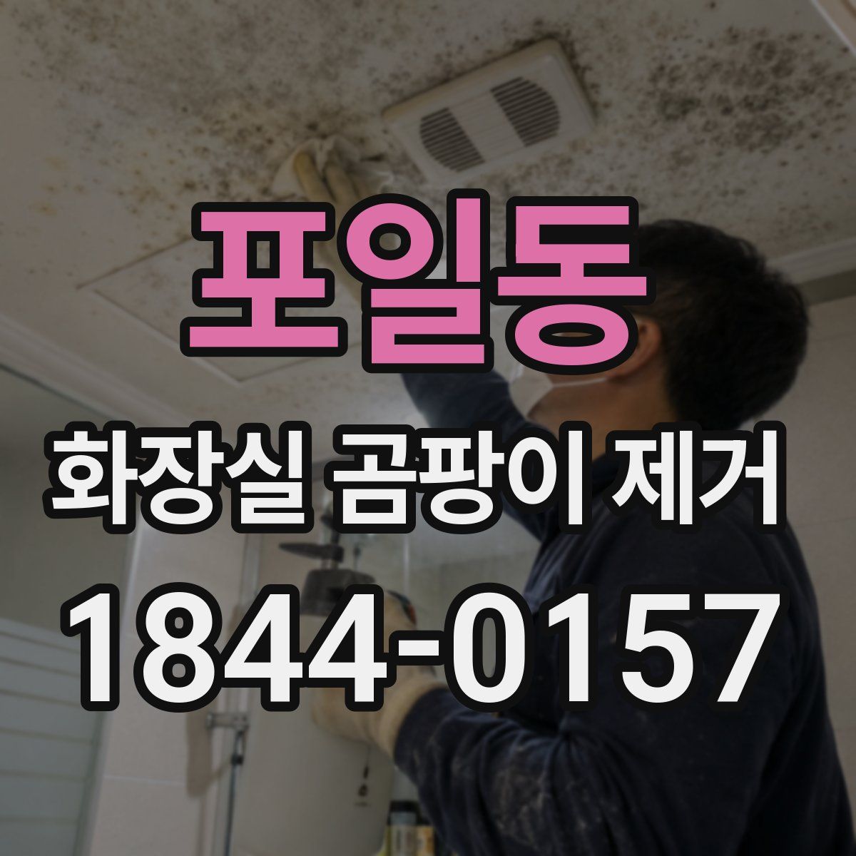 포일동 화장실 곰팡이 제거