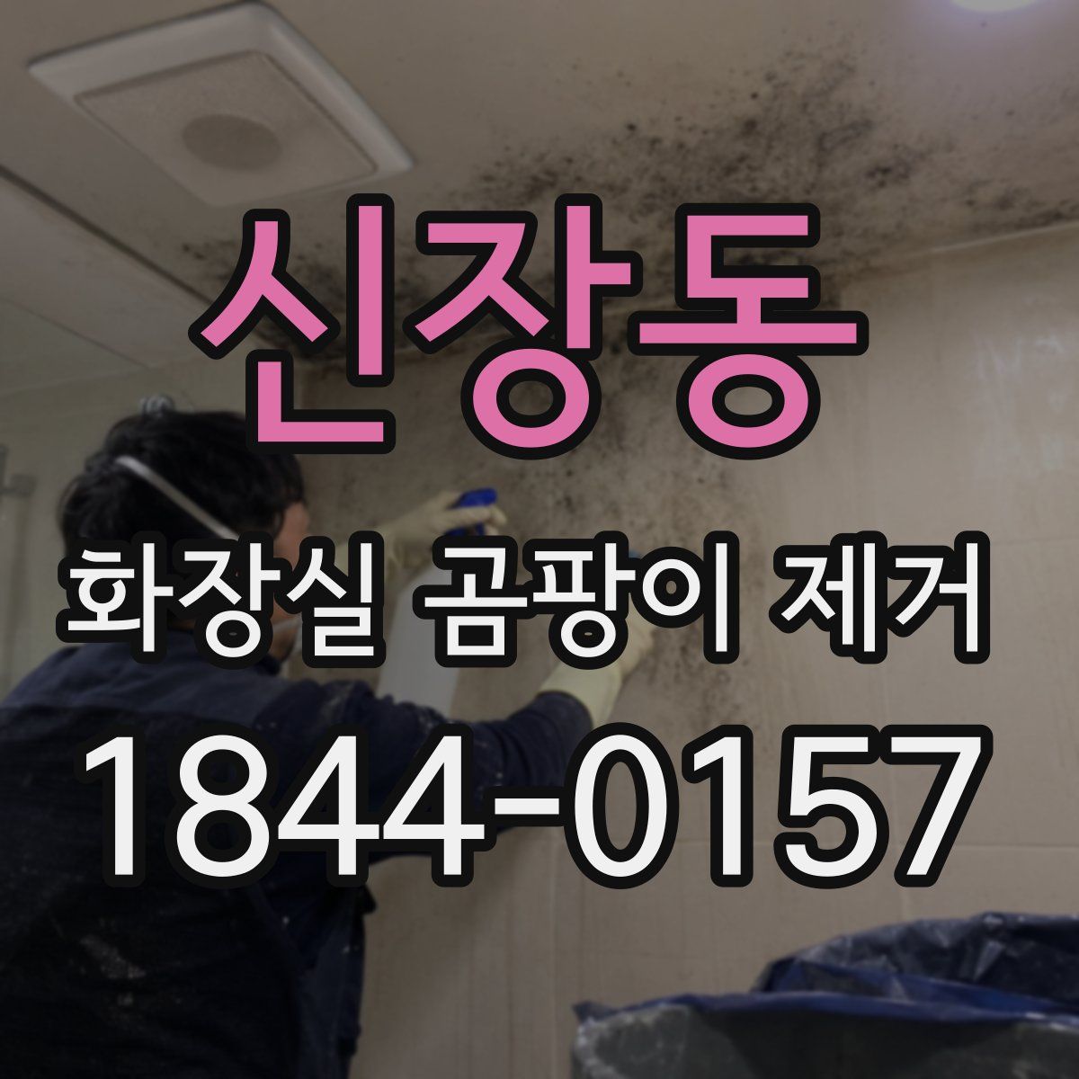 신장동 화장실 곰팡이 제거
